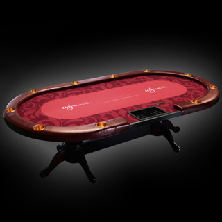 德州撲克桌 高檔撲克桌子俱樂部專用 實木虎腳桌