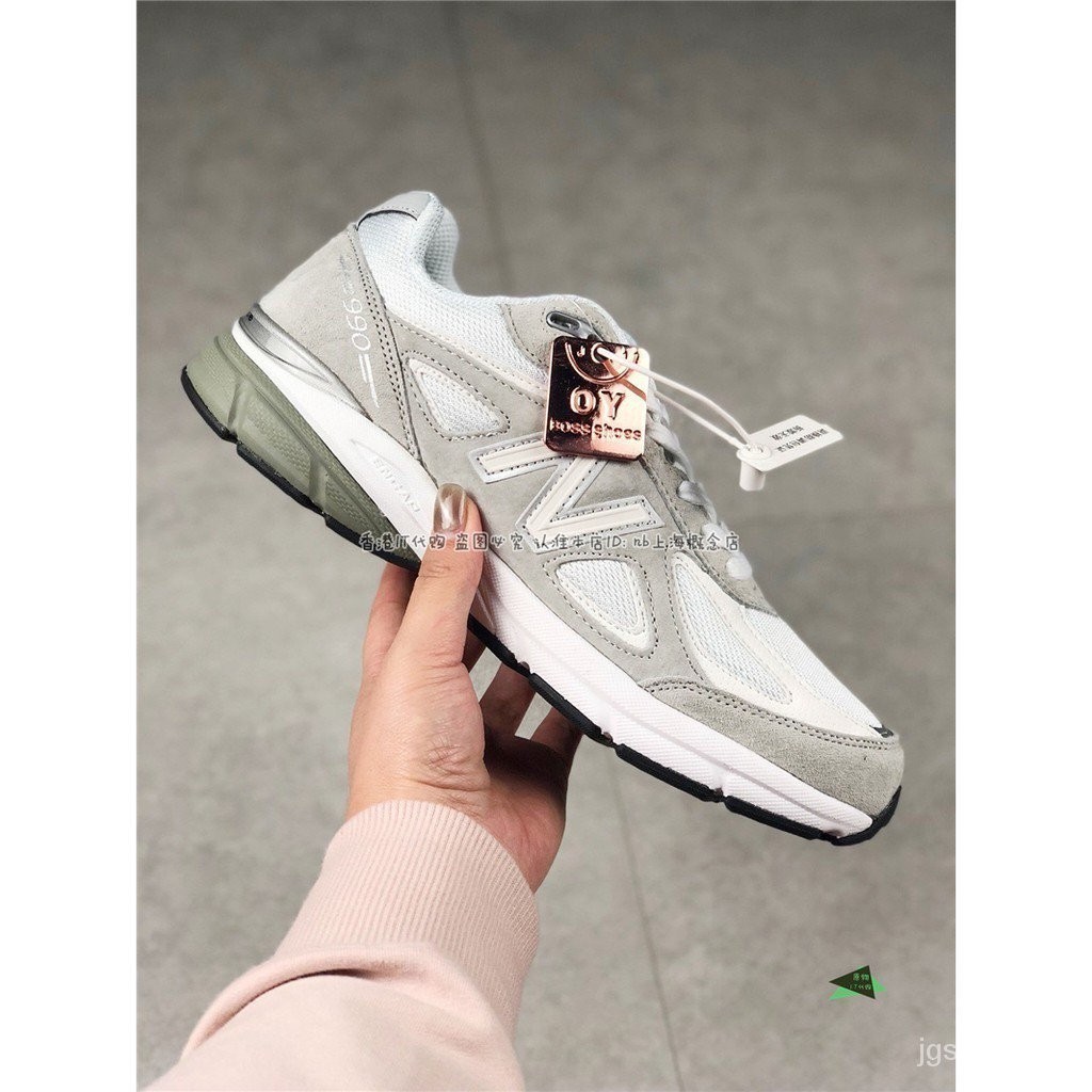 NEEV 正品new balance nb990 V4 灰白元祖灰麂皮美式m990余文樂總統慢跑鞋m990nc4