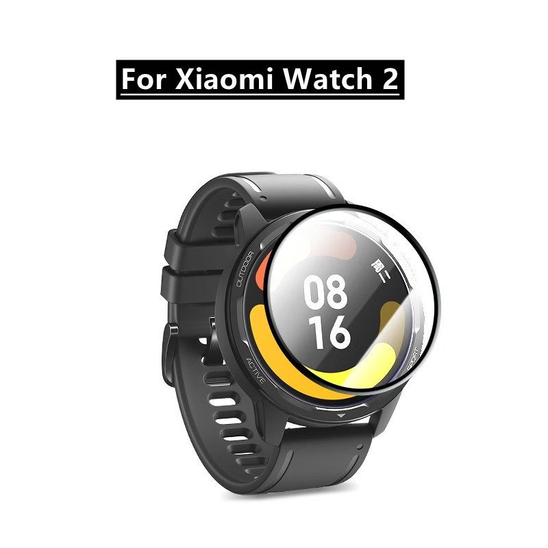 XIAOMI 適用於小米 watch2 陶瓷軟膜全覆蓋膠屏幕保護膜非鋼化玻璃。全膠蓋超薄軟陶瓷膜屏幕保護膜適用於小米手錶