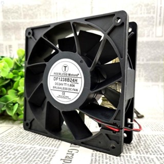 【冰峰散熱】原裝 PEERLESS DF1238B24H DC24V 1.60A 12cm 變頻器 大風量 風扇