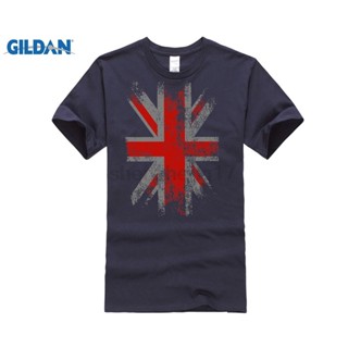 最新英國國旗英國國旗英國復古英國英國英國海軍短袖加大碼上衣 T 恤男士 T 恤運動裝生日禮物