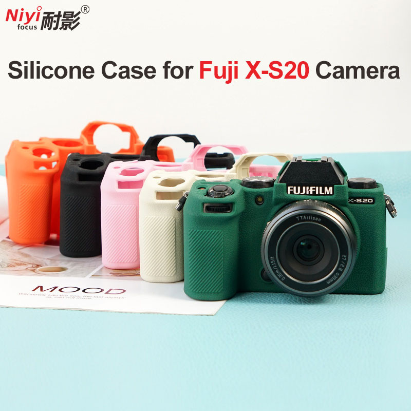 FUJIFILM 適用於富士 XS20 XS10 富士相機配件的軟矽膠相機包盔甲親膚單反包保護套