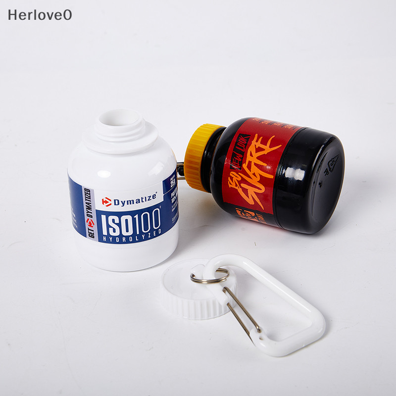 Herlove Outdoor Sport 100ML 迷你便攜式蛋白質容器粉瓶 TW