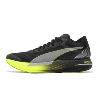 Puma 慢跑鞋 Deviate Nitro Elite Carbon 黑綠 氮氣中底 男鞋 ACS 37709001