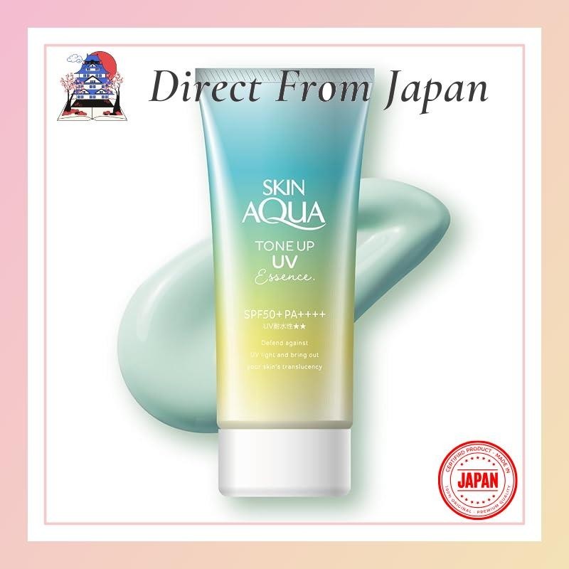 Skin Aqua Tone Up UV Essence Mint Green 80g（增透控色紫外线防晒霜 SPF50
