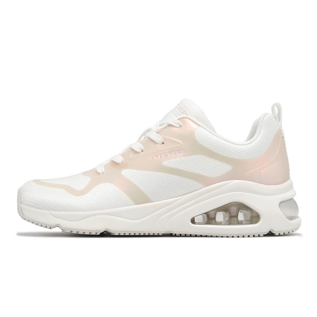 Skechers 休閒鞋 Tres-Air Uno 女鞋 白 炫彩 氣墊 基本款 運動鞋 [ACS] 177418WHT