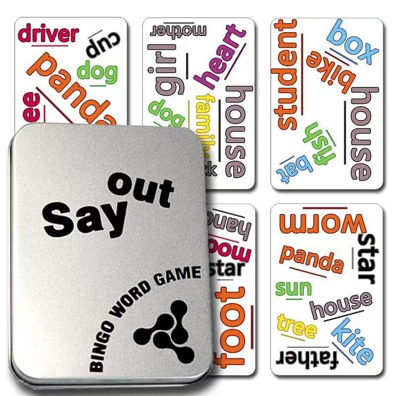 Say Out 單詞遊戲 Zingo 英文拼詞遊戲 接龍拼寫 學習培訓
