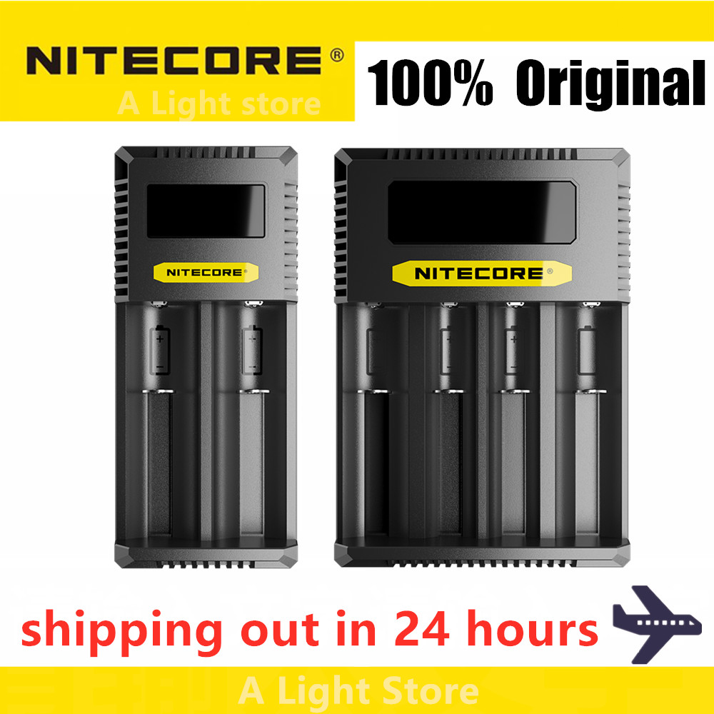 Nitecore CI4 CI2 智能快速充電,帶 4 槽精湛充電器兼容 18650 14400 18350 AA、AA