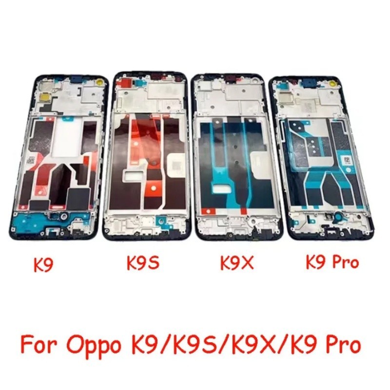 Aaaa 優質中框適用於 Oppo K9 K9S K9X K9 PRO 後蓋電池門外殼擋板維修零件