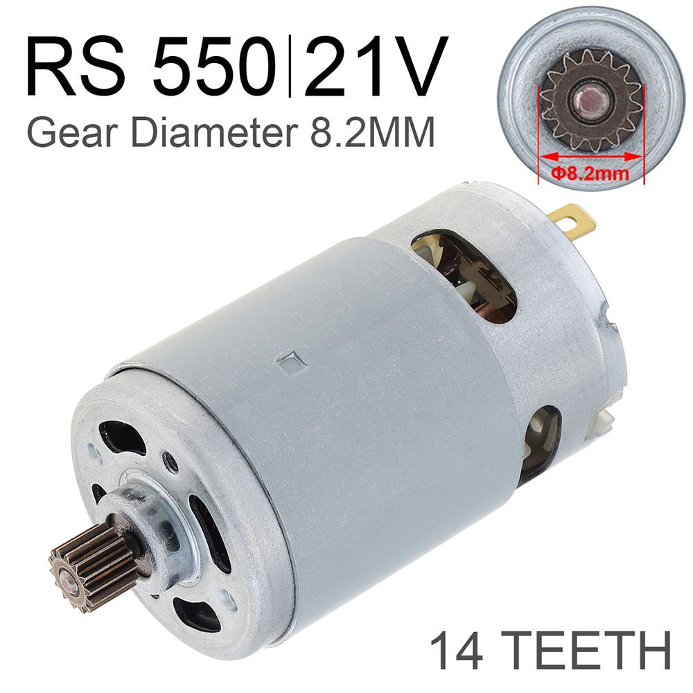 28000rpm DC 21V RS550 電機 14 齒 8.2M 齒輪適用於 4/6 英寸無繩迷你伐木鋸電鋸電動工具