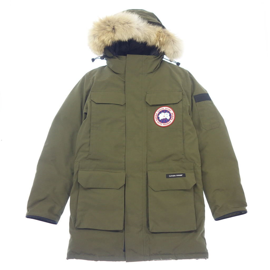 CANADA GOOSE Parker羽絨服 夾克外套 帽T男用 卡其色 M碼 日本直送 二手