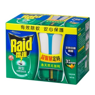 Raid 雷達薄型液體電蚊香組裝 含尤加利精油
