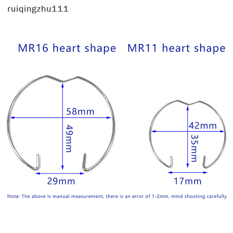 【ruiqingzhu】新款燈杯卡環筒燈射燈彈簧燈MR16 Mr11固定彈簧夾環筒燈射燈彈簧燈燈配件固定夾【tw】