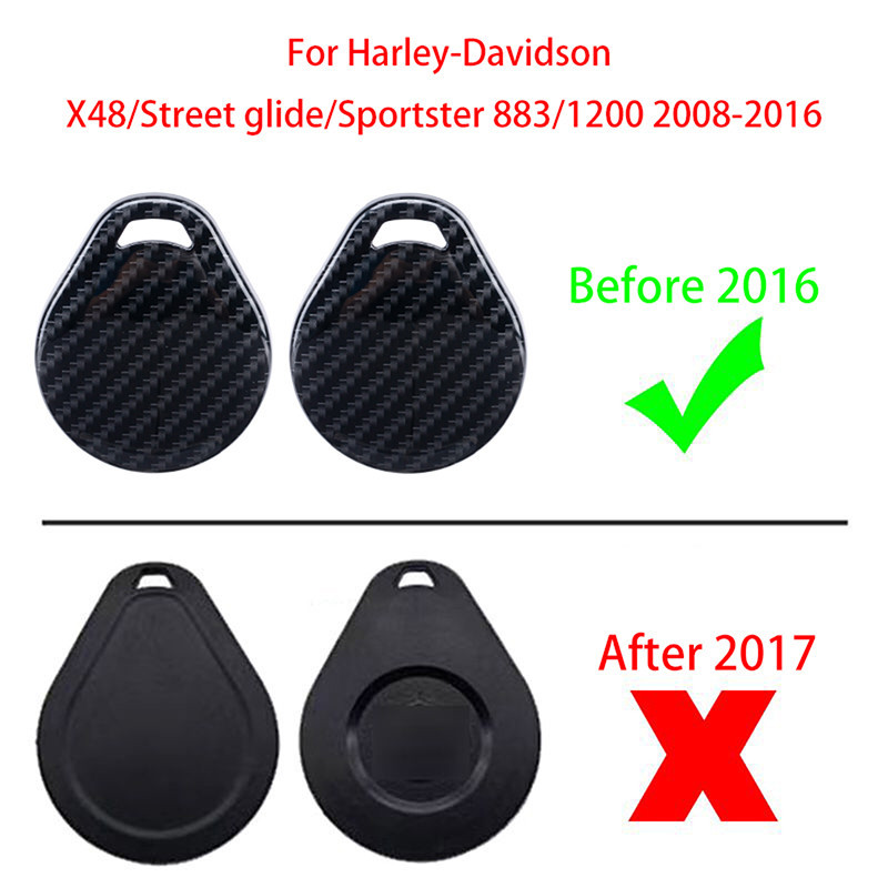 HARLEY DAVIDSON 新的!! 1 件鑰匙保護套加鑰匙扣,適用於哈雷戴維森 Softail / Touring