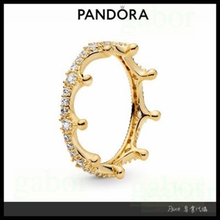 Alice專業代購 Pandora潘朵拉 透明閃亮皇冠戒指 簡約 情侶 祝福 輕奢 情人節 氣質167119CZ