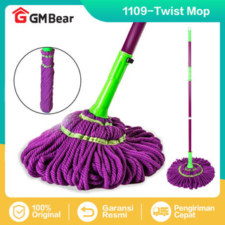 Gm Bear 自動旋轉地板拖把工具 1109 Magic Twist Mop