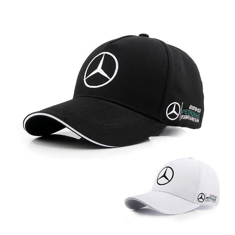超帥版型   刺繡梅賽德斯賓士主題logo棒球帽賓士新款帽子4S店禮品帽夏季帽