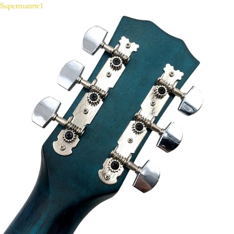 適用於原聲電吉他的最佳吉他旋鈕鍵 3L+3R 吉他弦調音釘