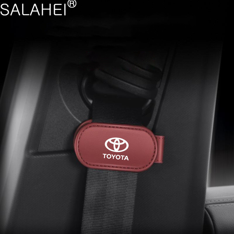 CAMRY 汽車安全帶夾磁性安全帶固定塞適用於豐田卡羅拉凱美瑞雅力士 Rav4 普拉多 CHR TRD VI
