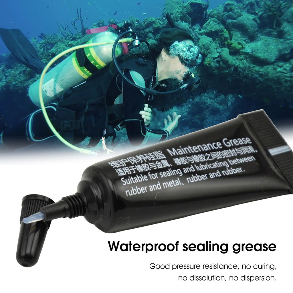 Outdoor-sport 5g 矽脂保養好附著力防水O型圈閥門潤滑脂潛水用品