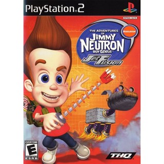 Jimmy Neutron Boy Genius Jet Fusion Playstation 2 磁帶