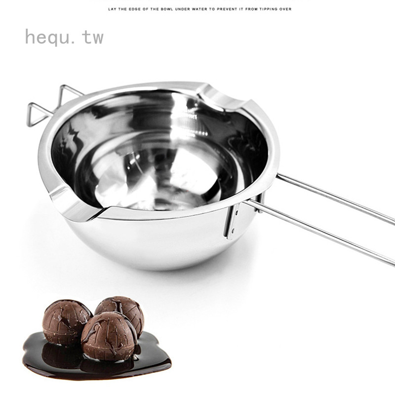 【Hequ】 不鏽鋼融化鍋 400ml巧克力黃油芝士融化鍋 融化碗