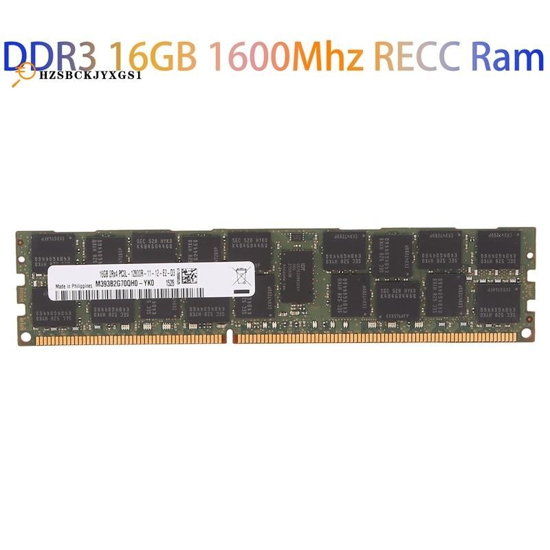 Ddr3 16GB 1600Mhz RECC RAM PC3-12800 內存 240Pin 2RX4 1.35V RE