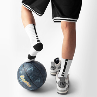 男實戰訓練加厚毛巾底中長筒NBA專業精英運動籃球襪