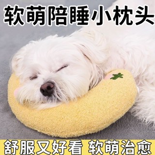 限時下殺✅寵物狗狗專用睡覺小枕頭泰迪幼犬柯基法鬥小型犬博美貓咪比熊用品