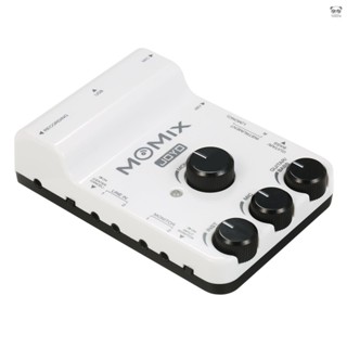 Joyo MOMIX USB音頻接口混音器便攜式混音器專業混音器適用於PC智能手機音頻設備樂器