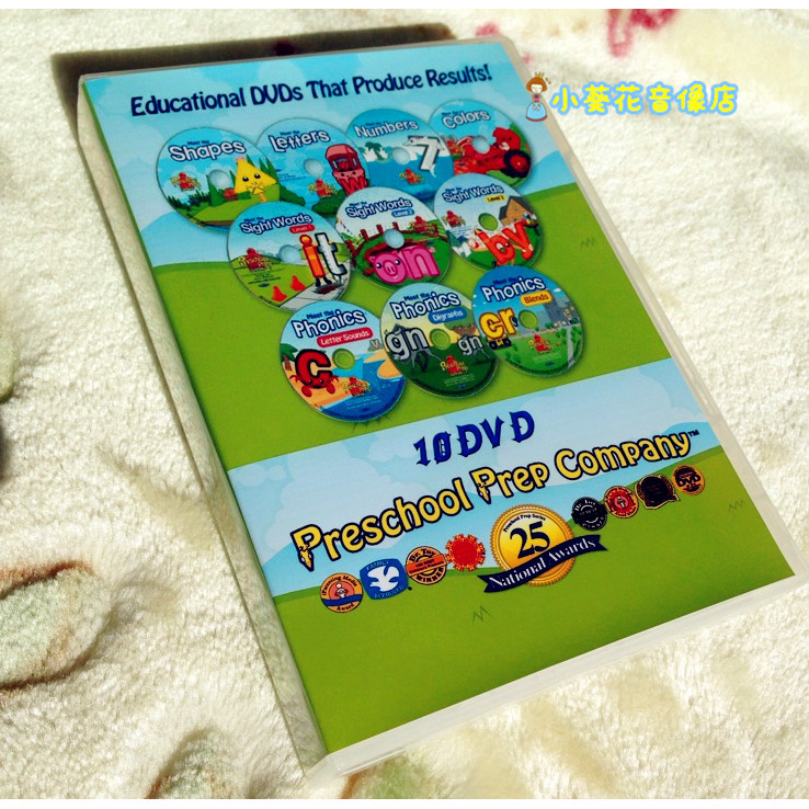 高清 自然拼讀啟蒙 Preschool Pre Meet the Phonics 10dvd光碟高清版特價