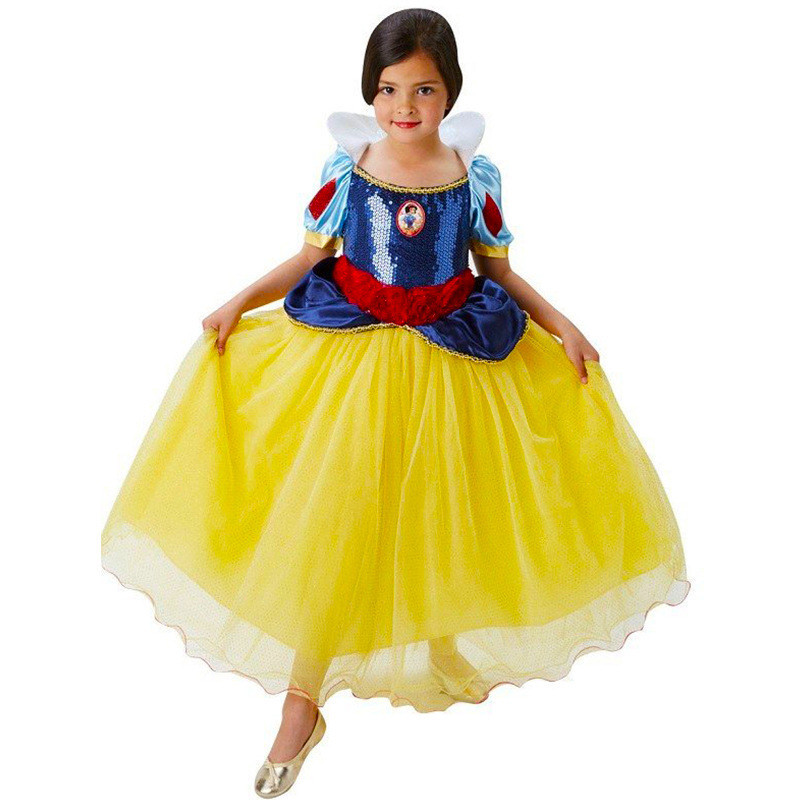 萬聖節兒童白雪公主與七個小矮人服裝COSPLAY 角色扮演舞臺表演服