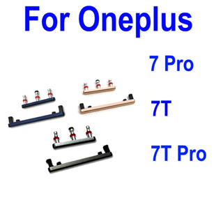 ONEPLUS 一加 7 Pro 7T Pro 開關鍵盤排線更換維修零件的音量電源按鈕側鍵