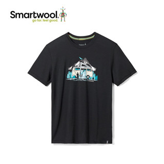 Smartwool新品男女運動短袖圖案T恤印花純棉短袖