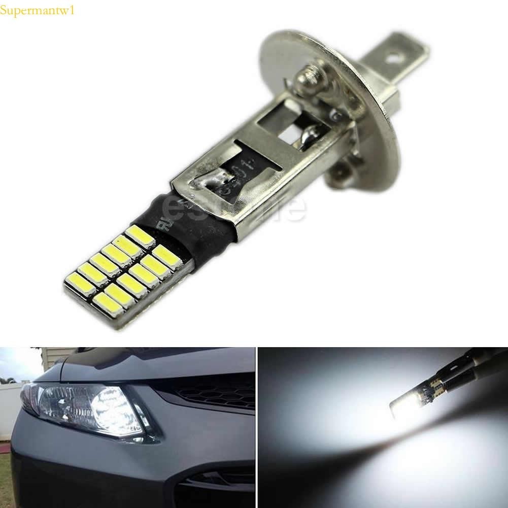 用於 HID 氙氣白 24-SMD H1 LED 替換燈泡的最佳 6500K 用於霧燈驅動