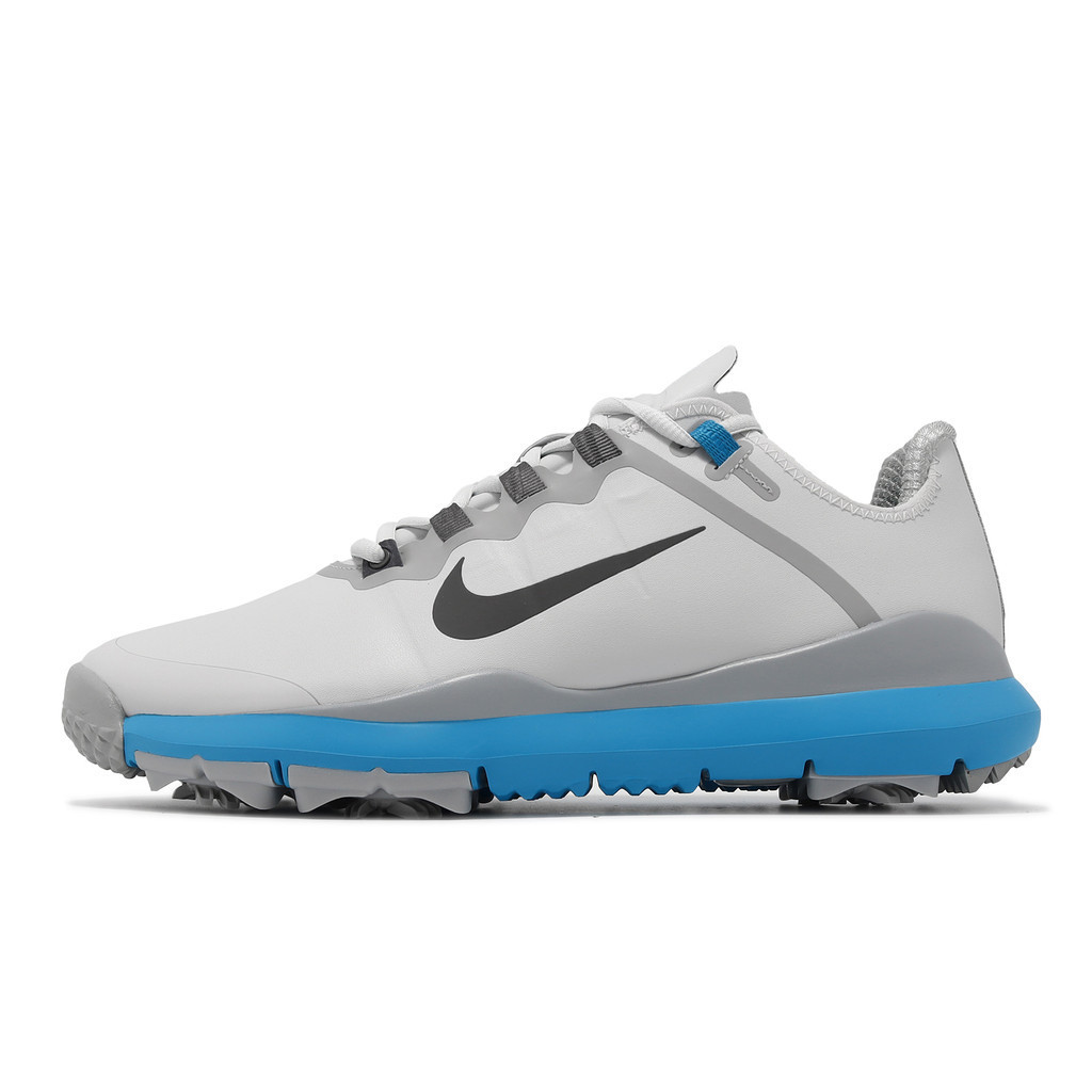 Nike 高爾夫球鞋 TW 13 寬楦 灰 藍 高球 老虎伍茲 Tiger Woods 【ACS】 DR5753-001