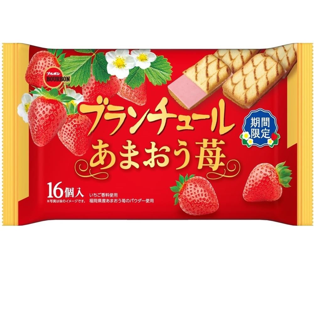 北日本甘王草莓風味夾心餅家庭號16入