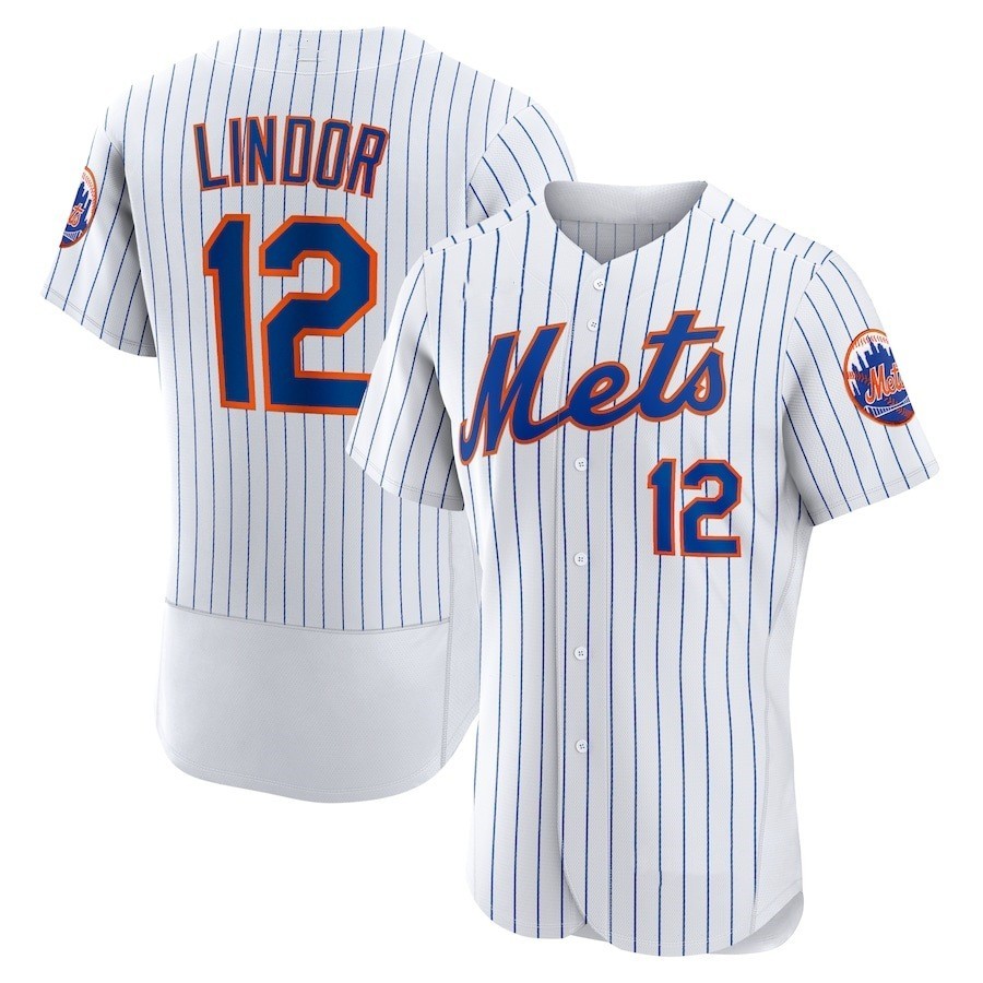 MLB棒球球衣大都會New York Mets 12LINDOR 39DIAZ棒球服訓練球衣