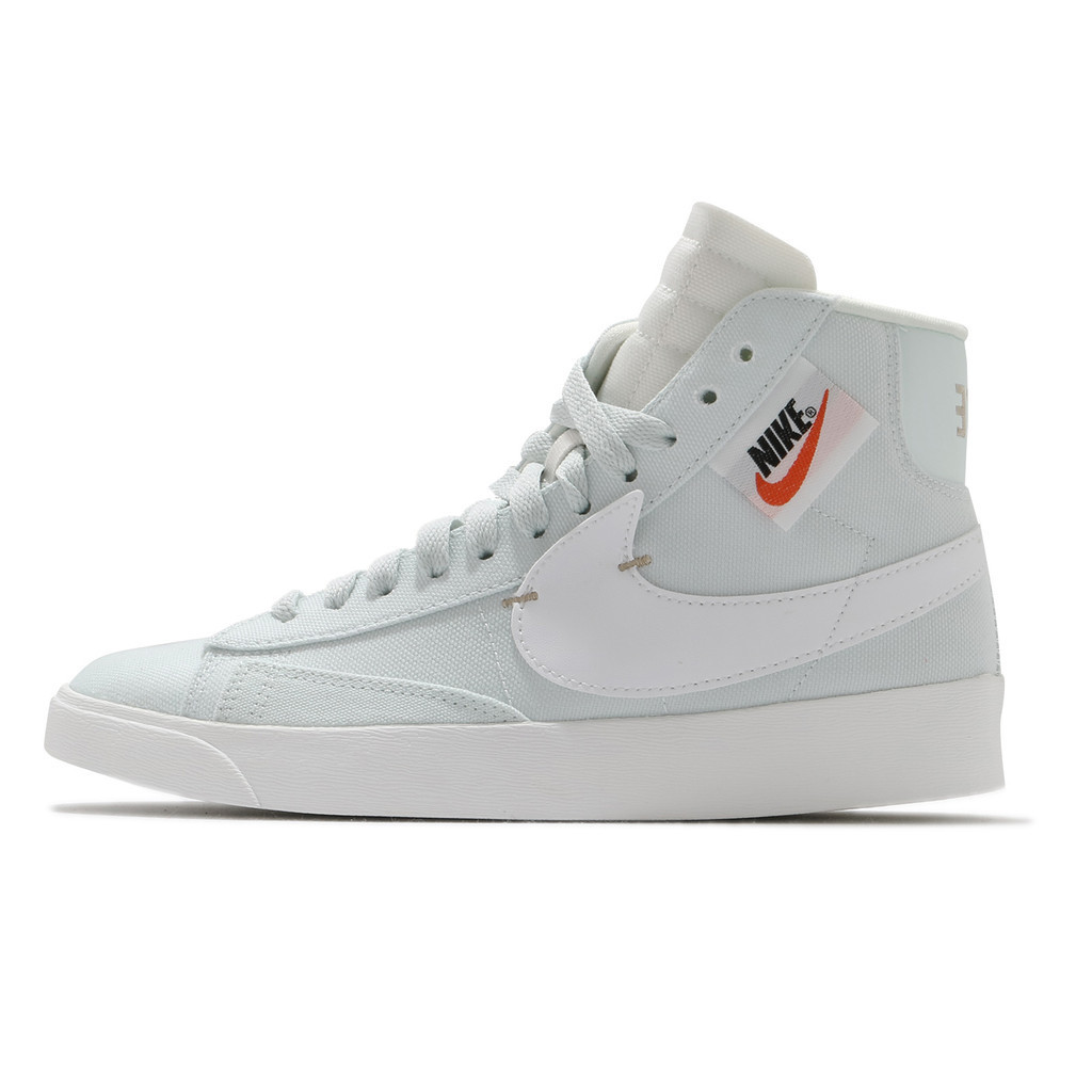 Nike 休閒鞋 Wmns Blazer Mid Rebel 女鞋 湖水綠 白 大勾 拉鍊 BQ4022-400