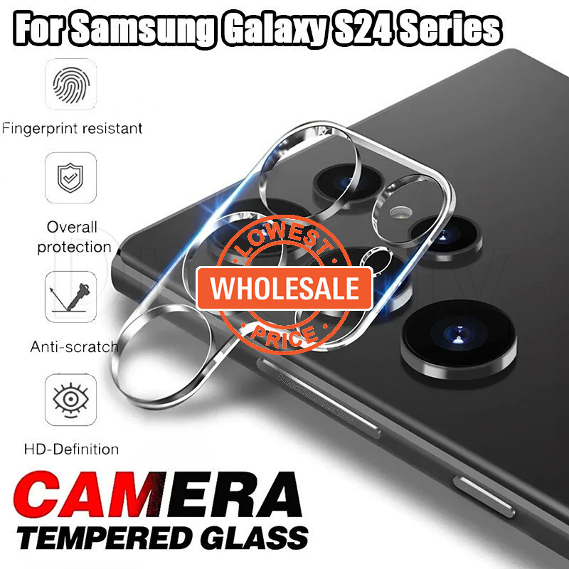 [批發] 透明鏡頭膜 - 適用於三星 SAMSUNG Galaxy S24 系列 - 高清防刮防指紋 - 手機保護配件