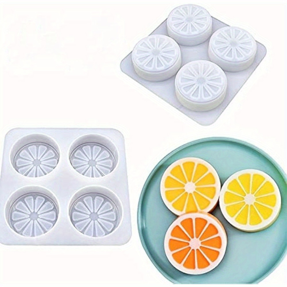 [現貨] 檸檬片矽膠慕斯蛋糕模具橙片矽膠模具手工皂蛋糕裝飾diy軟糖糖果製作工具