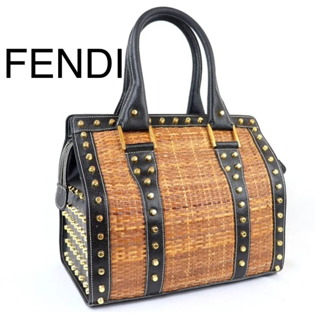 FENDI 芬迪 波士頓 手提包 Mamma Peekaboo Lei Baguette 迷你 日本直送 二手