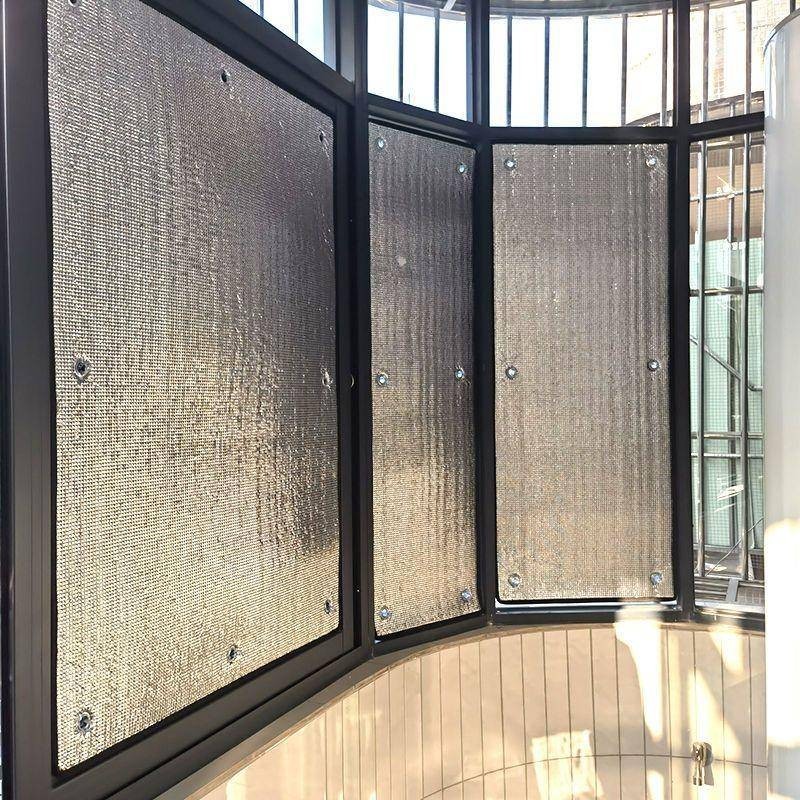 滿599免運屋頂隔熱膜鋁箔地暖膜房頂窗戶陽光房防曬加厚保溫板防水遮陽板