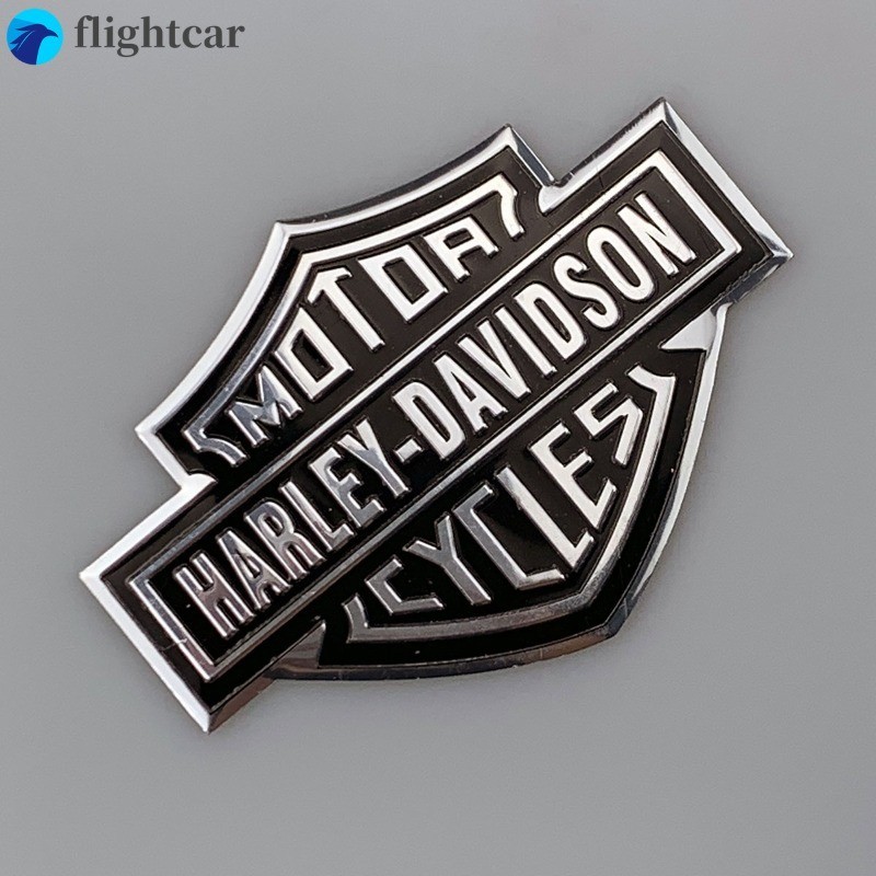 (FT)3D Harley-davidson 摩托車鋁製車身貼紙摩托車電機標誌徽章裝飾貼花標誌