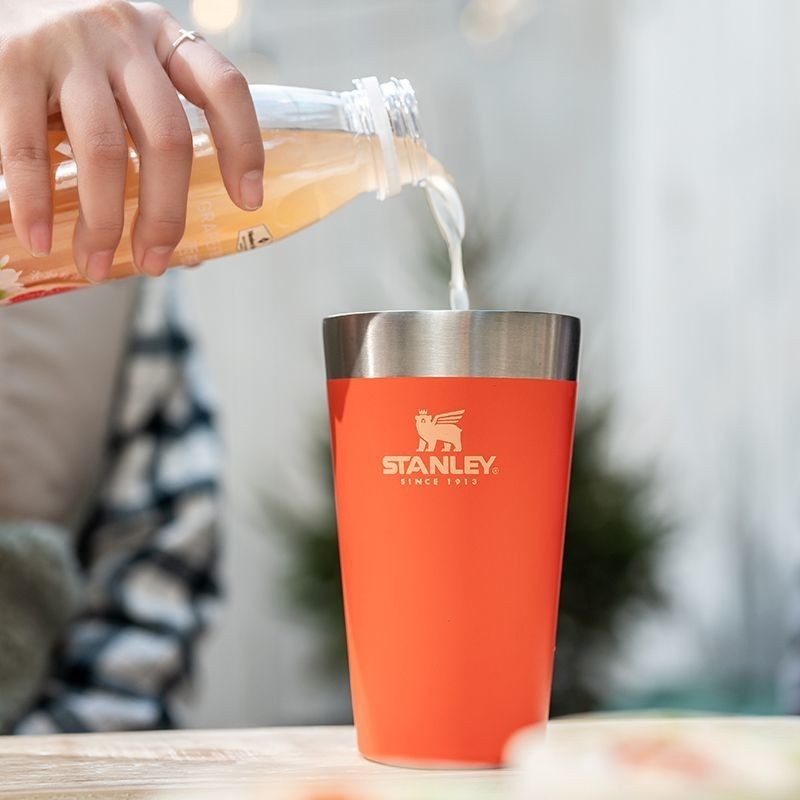 【新款】美國STANLEY 啤酒杯 真空雙層不鏽鋼 創意露營車用杯 極簡套裝水杯
