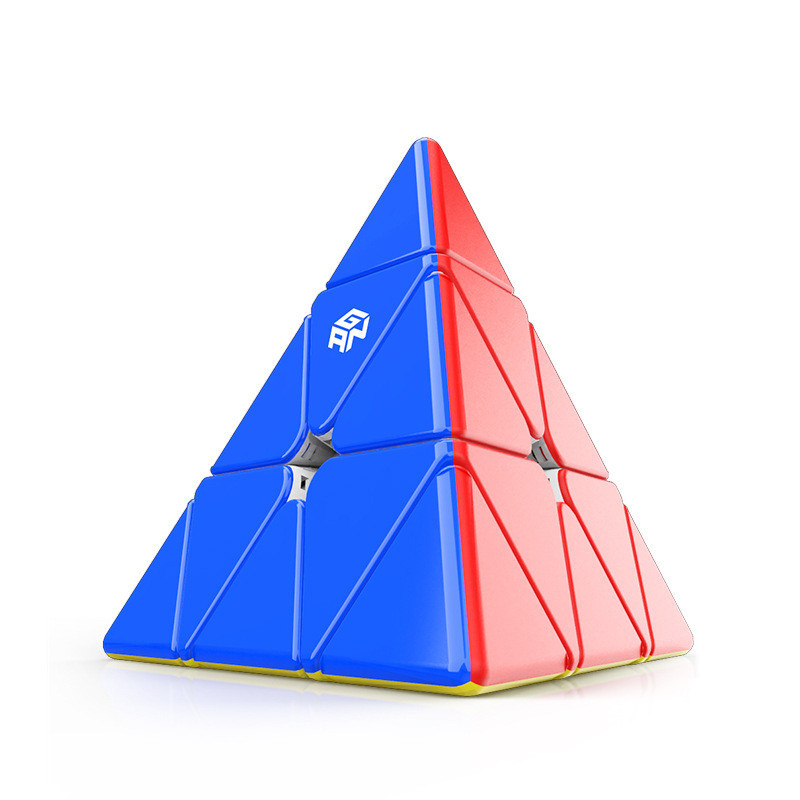 【現貨熱銷】GAN金字塔魔方 磁力 M Pyraminx Cube 角形四面體魔方 比賽競技
