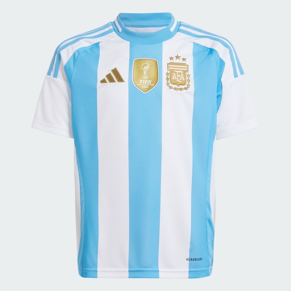 adidas 阿根廷主場足球上衣 吸濕排汗 童裝 IP8387 官方直營