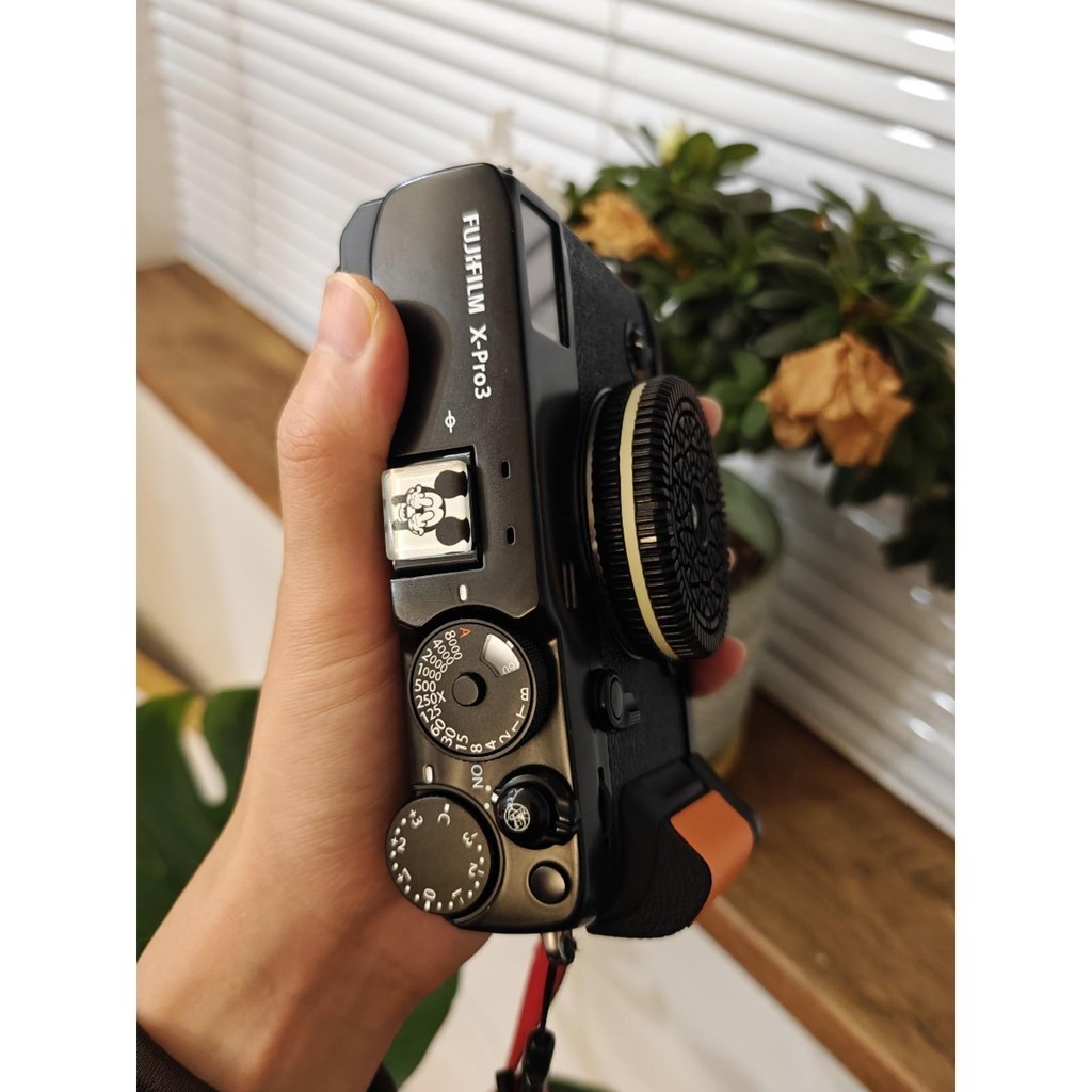 富士相機FX卡口 泛焦鏡頭 膠片味CCD風便攜餅乾奧利奧鏡頭蓋通用