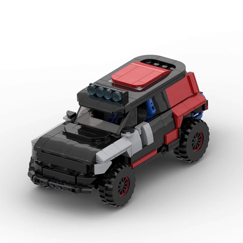 國產汽車模型MOC-91256福特野馬speed系列拼裝積木玩具賽車模型男