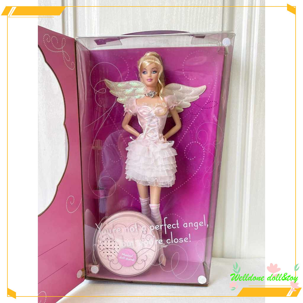 [現貨]芭比 生日快樂天使 芭比娃娃粉標 Barbie Happy Birthday Angel 2008  XY213